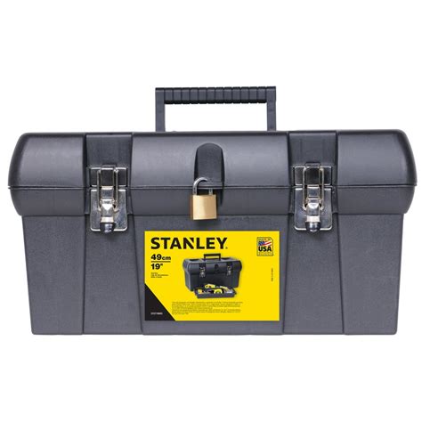 stanley 20 metal tool box|stanley 19 inch tool box.